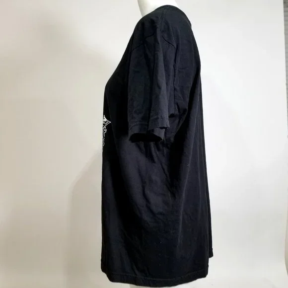 Cantharone Music Rock T-Shirt Tee Shirt Top L Metal Black Owl Punk Gothic Alt - Picture 4 of 5